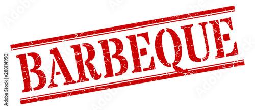 barbeque stamp. barbeque square grunge sign. barbeque