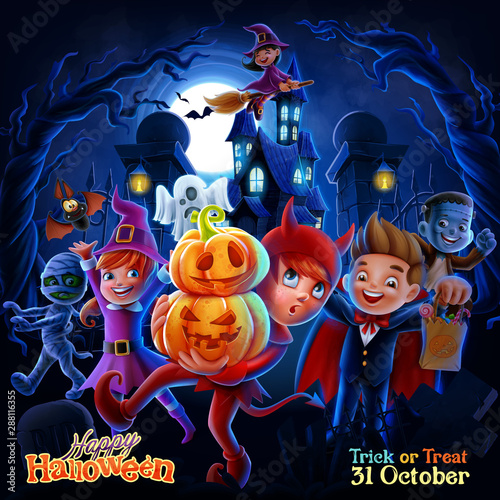 cartoon for halloween