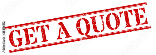 get a quote stamp. get a quote square grunge sign. get a quote