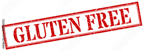 gluten free stamp. gluten free square grunge sign. gluten free