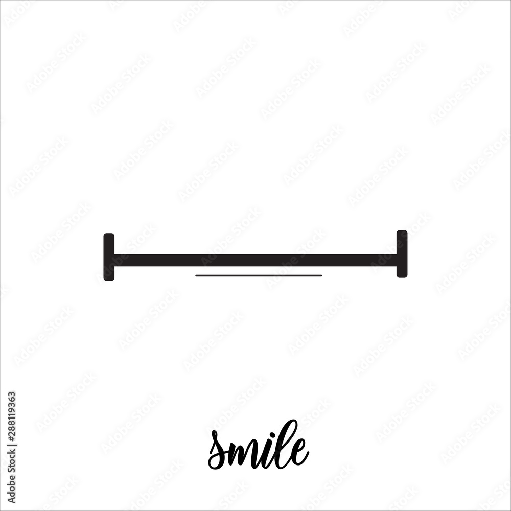 a smile with a white background a smile with a white background
