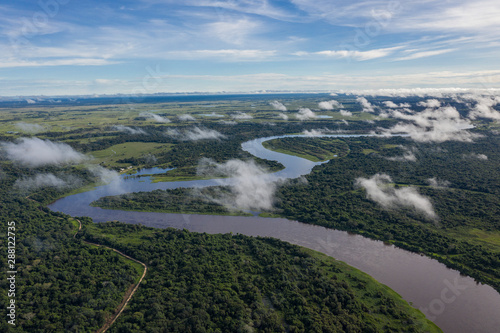 Fluss in Brasilien (Luftaufnahme)