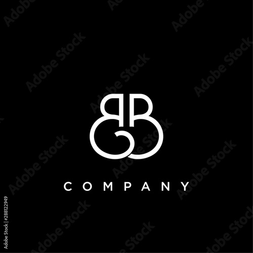 BB luxury initial letter logo design