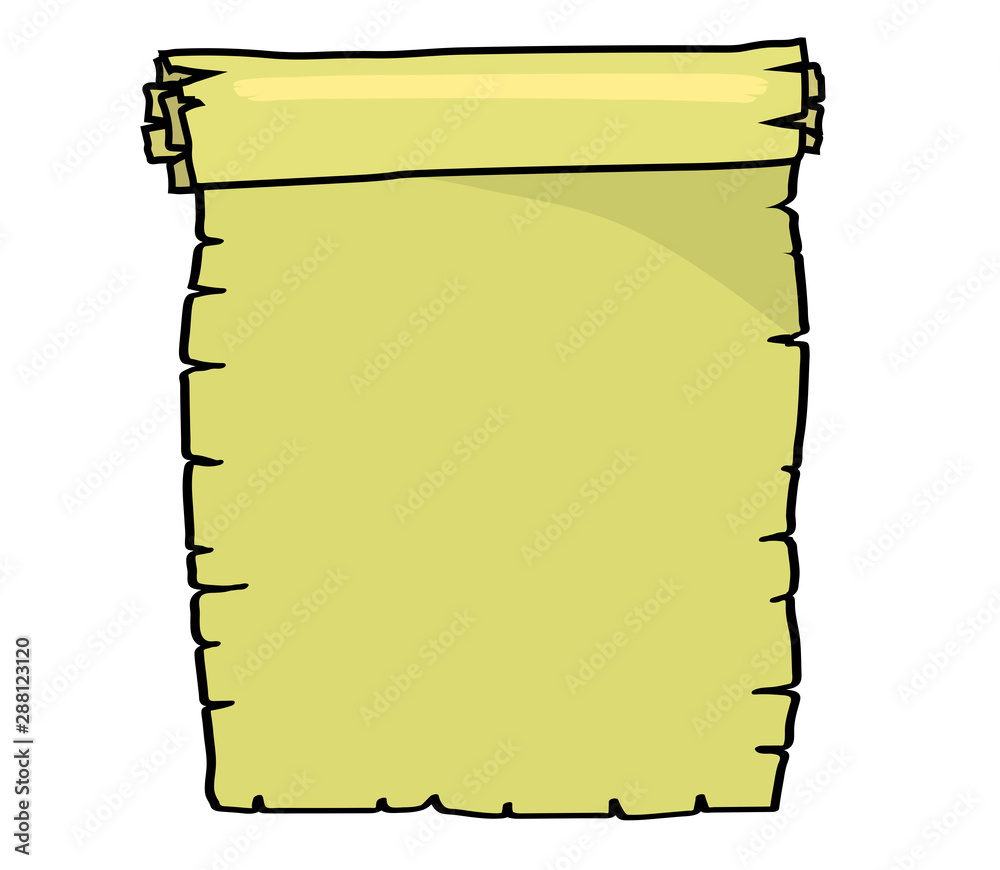 Obraz premium Old paper on a white background. Vector illustration.