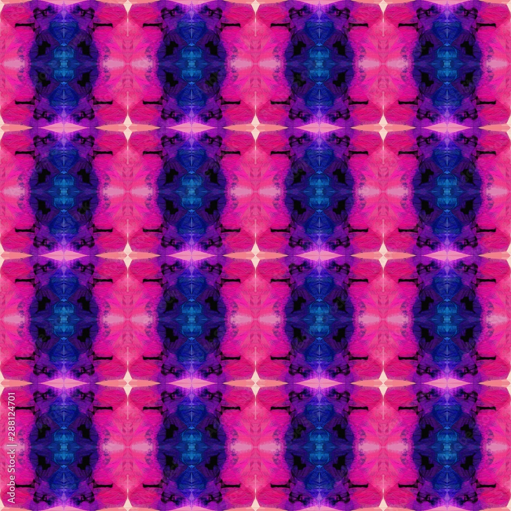 seamless vintage pattern with medium violet red, midnight blue and pastel magenta colors. repeating background illustration can be used for wallpaper, cards or textile fashion design