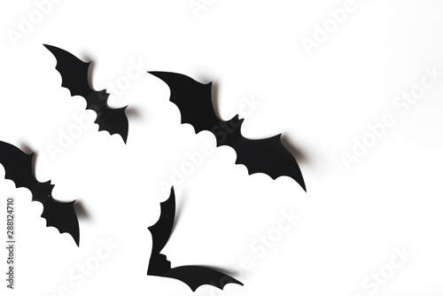 Obraz na plátne Collection of creepy bats