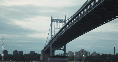 Close Up Triborough Bridge Robert F. Kennedy from Astoria Park. photo