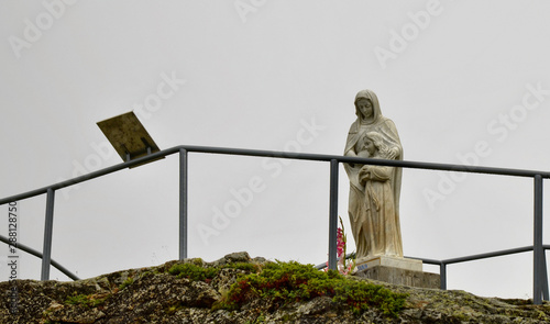  The statue of s. Anna with her daughter Maria. photo