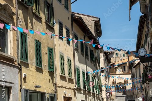 Old street of Castelfiorentino, Tuscany photo