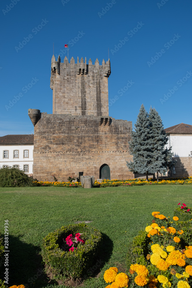 Medieval castle in Chaves, Northern Portugal.