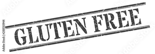 gluten free stamp. gluten free square grunge sign. gluten free