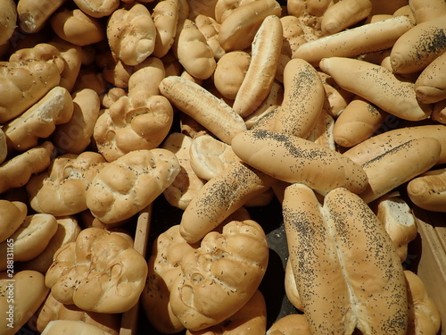  fresh baked variety of bread photo