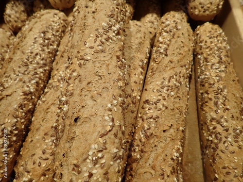  fresh baked variety of bread photo