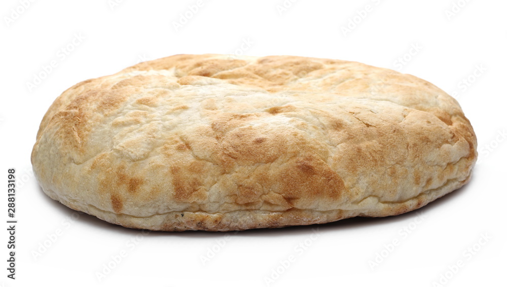 Loaf of bread isolated on black background Loaf of bread isolated on black background