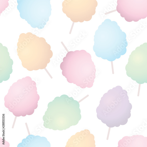 Cotton candy random pattern