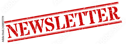 newsletter stamp. newsletter square grunge sign. newsletter