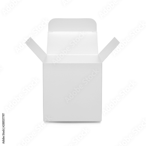 open white box