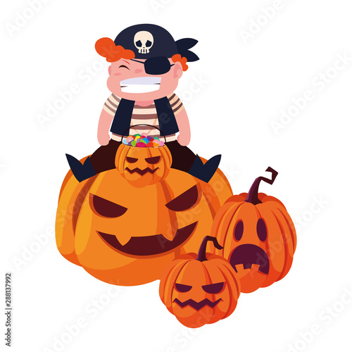 kids in halloween costumes image