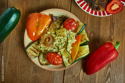 Halloumi and Bulgur Wheat Salad photo