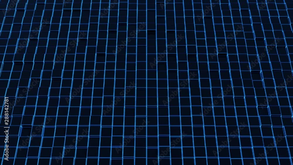 Grid Background - Black and Blue Grid Background - Black and Blue