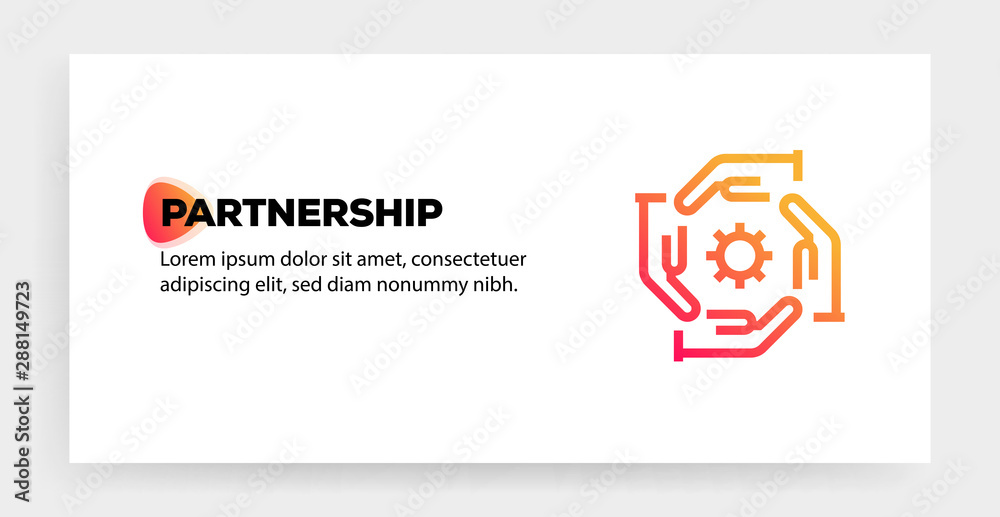 PARTNERSHIP ICON CONCEPT PARTNERSHIP ICON CONCEPT