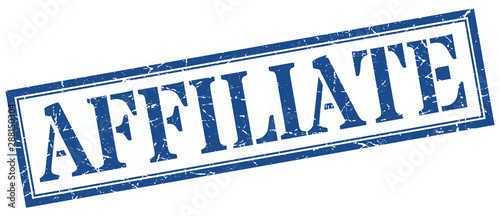 affiliate stamp. affiliate square grunge sign. affiliate