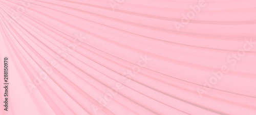  Soft smooth pink silk fabric background. Fabric texture, soft waves