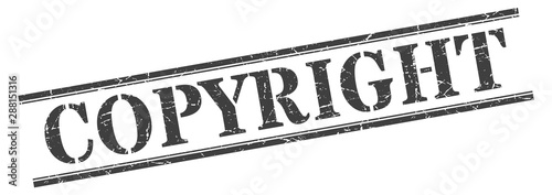 copyright stamp. copyright square grunge sign. copyright
