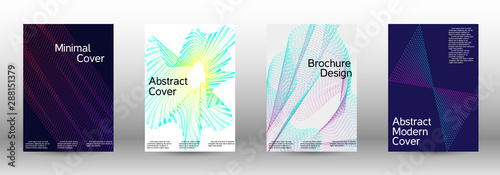 Cover design template set 