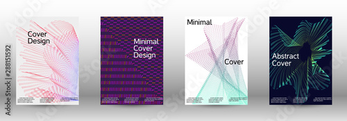 Cover design template set 