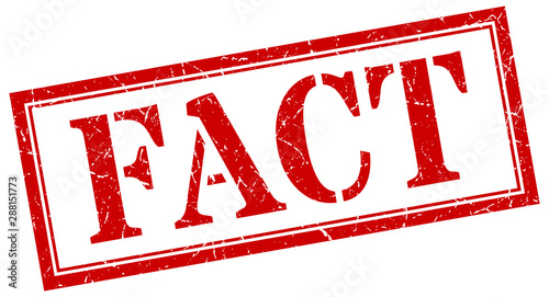 fact stamp. fact square grunge sign. fact