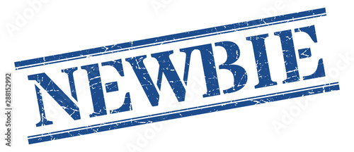 newbie stamp. newbie square grunge sign. newbie