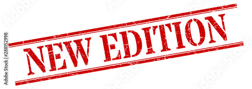 new edition stamp. new edition square grunge sign. new edition