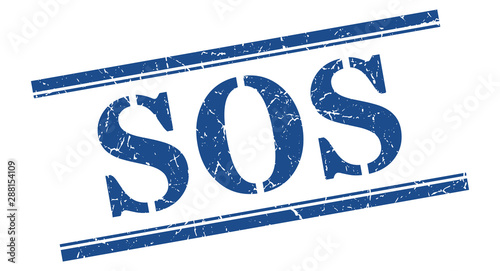 sos stamp. sos square grunge sign. sos