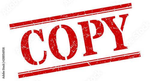 Fotografie, Obraz copy stamp. copy square grunge sign. copy