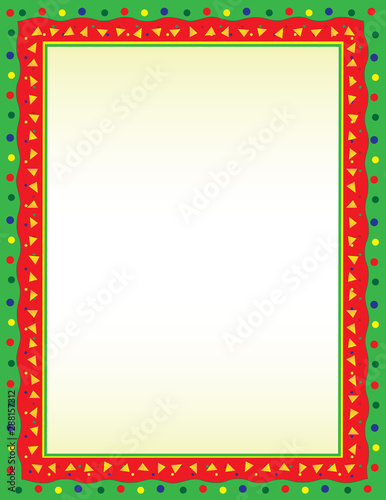 Hispanic Heritage Month Border Frame