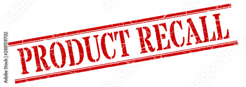 product recall stamp. product recall square grunge sign. product recall