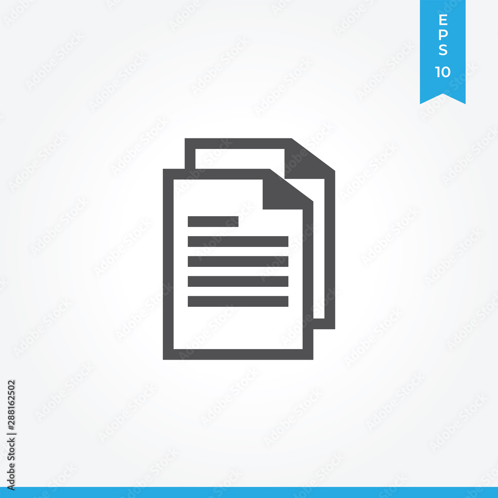 File vector icon, simple sign for web site and mobile app. File vector icon, simple sign for web site and mobile app.
