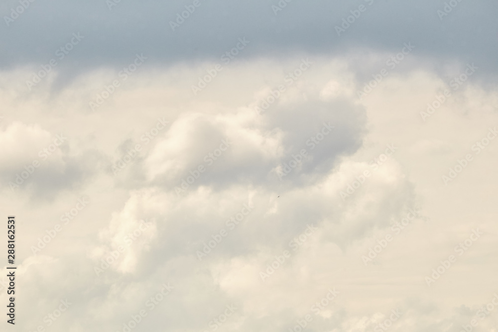 Big clouds on a sunny day