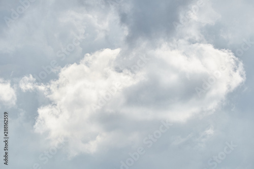 Big clouds on a sunny day