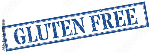gluten free stamp. gluten free square grunge sign. gluten free