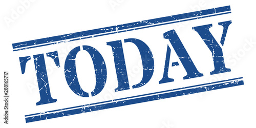 today stamp. today square grunge sign. today
