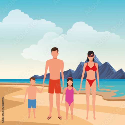 summer vacation cartoon