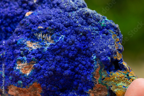 azurite  mineral specimen stone rock gem quartz crystal