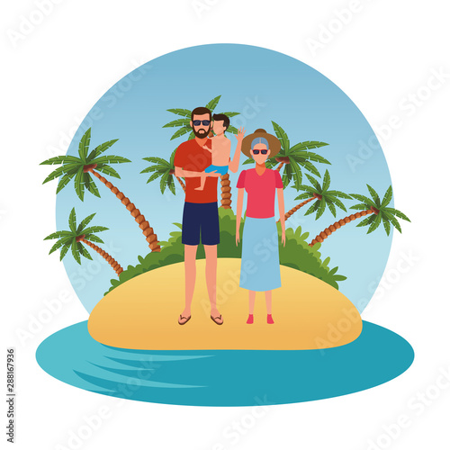 summer vacation cartoon