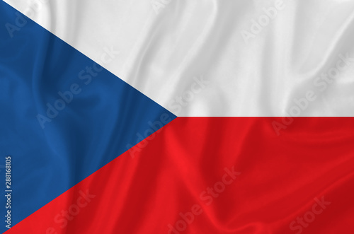 Czech Republic waving flag