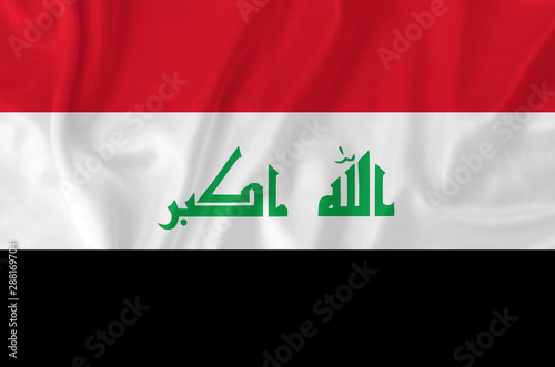 Iraq waving flag