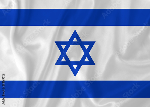 Israel waving flag