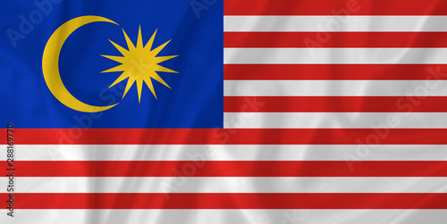 Malaysia waving flag