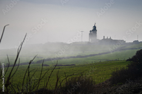 St Catherine's Lighthouse in the early morning mist